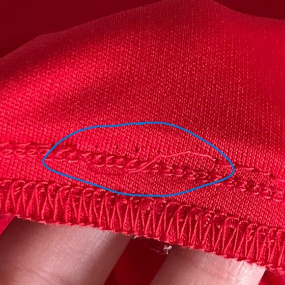 American Living Womens Midi Dress 12 Red Party Event Holiday Occasion Cocktail - Picture 8 of 8